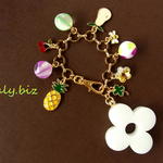 saly☆かわいいー！お花のバッグチャーム