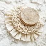 ◯ millefeuille frill collar & muffler ◯ yuka haseyama