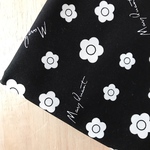 【オックス55×50】 MARY QUANT mini daisy・ブラック