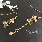 アシンメトリー  雫ピアス