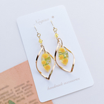 ◇ミモザのツイストイヤリング.ピアス◇