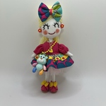 ハンドメイドドールチャーム　バックチャーム　お人形