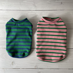 犬服 オーダー 半袖 色々ボーダーTシャツ