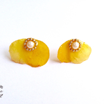 ビタミンカラーの花びらピアス・イヤリング
