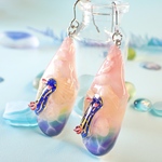 <ピアス>〜桜貝〜アオウミウシ