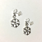 クリスタルと雪の結晶のポストピアス