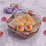 🍓 ミニチュアスイーツ 🍓シュークリーム ミニチュアパン