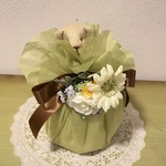 おむつケーキ　mini green 出産祝いに！　