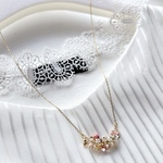 🌸ピンクの小枝ネックレス　＊chamcuru ＊