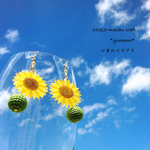 *yuracoro* ひまわりピアス