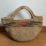 麻ひもバッグ