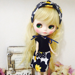 お花頭巾コーデ 22㎝ドール服