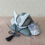 ちりめん細工:ちりめんのかぶと飾り(14)