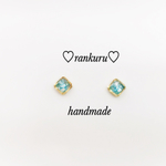 再販2新色♡人気ミニスクエアピアス