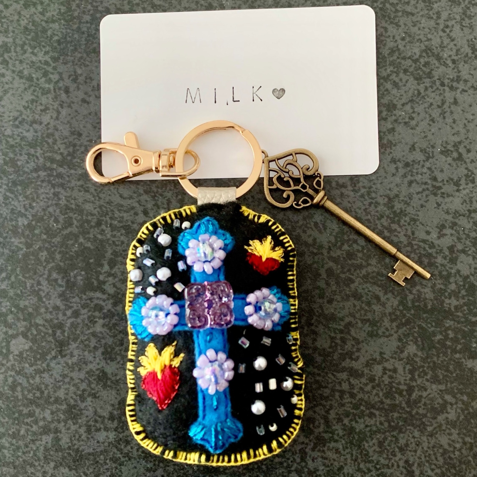 お守り 刺繍 チャーム キーチャーム バックチャーム チャーム 刺繍 