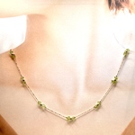 ペリドットネックレス