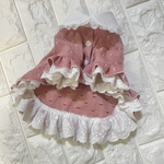 犬服　ふりふりシャツワンピ　オーダー