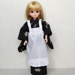 リカちゃんサイズ　和服とエプロン③