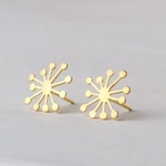 《ステンレス》線香花火のようなミニピアス【P-1111】