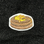 ★刺繍シール／ステッカー　ワッペン★　パンケーキ　ホットケーキ　タイプB