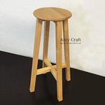 【NEW】ハンドメイド 木製ハイスツール LO/LO 完成品