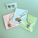 〈オーダー出品〉ニャンズ　ストラップ　＆ピアス
