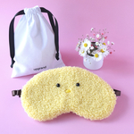 ふわふわひよこのアイマスク|収納ポーチ付|無料ギフトラッピング有