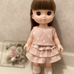 タンクトップ&フリルスカート　メルちゃん　ソランちゃん