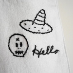 SALE おとぼけドクロのトートバック（黒）