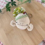 ☆ もんキー ☆ 黒目ボタンイエロー ☆