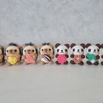 【ｍ様ご予約品】ハリネズミちゃんとクッキーのストラップ　羊毛フェルト　他全８点
