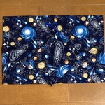 給食ナフキン&巾着セット(宇宙)
