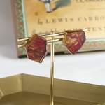 キン ト アカ  ピアス　大（イヤリング可） 