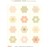 パネル90㎝単位  moda4月新作【Flower Girl】