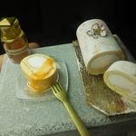 SALE🌈✨ ミニチュア  ドールハウス  ケーキ  スイーツ  おやつの時間 ロールケーキ