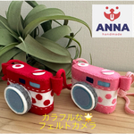 rinrin1226rinさん専用です　カラフルなフェルトカメラ　ドット柄フェルトカメラ　