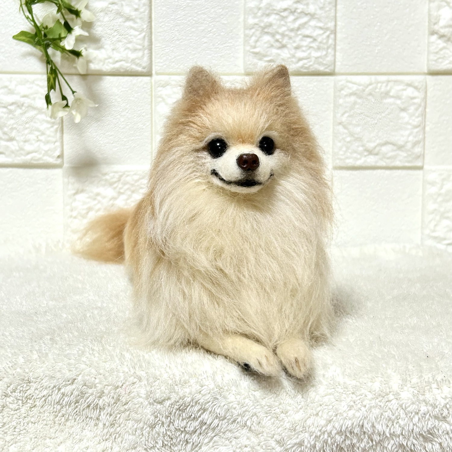☆羊毛フェルト☆【オーダーメイド】☆ポメラニアン☆犬☆ぬいぐるみ