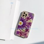 キレイめ 全機種対応 iPhone15 手作☆iPhone押し花スマホケースiPhone15pro☆爽やか iPhone15plus☆iPhone15promax シリーズ☆Xperia☆Galaxy