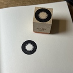 タイヤ（円型）のはんこ