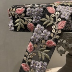 [実物のお色味と違う場合があります] インド刺繍リボン　花　インド刺繍　スパンコール　刺繍リボン　リボン　りぼん　※10月8日よりゆうパケットにて発送