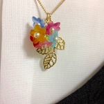 花・花ゴールドリーフネックレス🎀