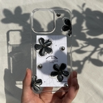 【期間限定30%OFF！】選べるカラーFlower | ブラックホワイト