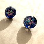 宇宙玉 夜桜 ピアス