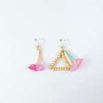 ハノイの午後【pink】_イヤリング/ピアス