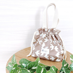 洗える＊保冷保温ランチ巾着バッグ