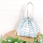 洗える＊保冷保温ランチ巾着バッグ