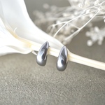 つけっぱなし　水濡れOK  サージカルステンレス　ドロップピアス　（ゴールド／シルバー）　ピアス　メンズ　セカンドピアス　金属アレルギー対応　プチギフト　極小　華奢　夏　シルバー　一粒　敬老の日　秋