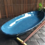 2枚セット 長皿 さんま皿 美濃焼  なまこ