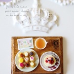 miniature Afternoon Tea set　【I】 ~ ミニチュア・ドールハウス