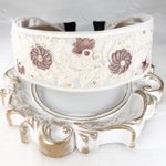 1000円🎉 インド刺繍リボン カチューシャ　No.l031